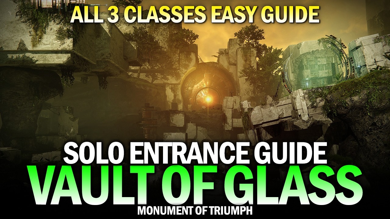 How to Easily Solo Vault of Glass Entrance in Monument of Triumph Guide (All 3 Classes) [Destiny 2]