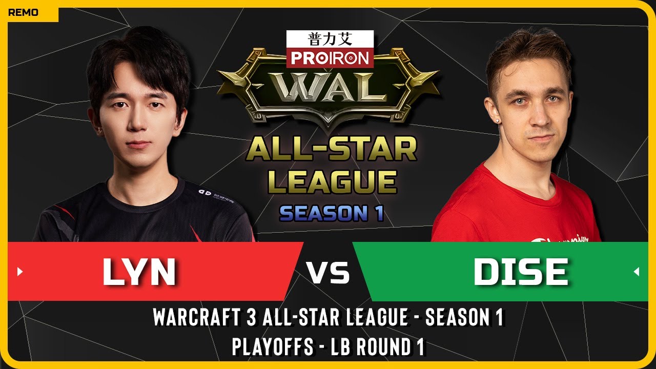 WC3 - [ORC] Lyn vs Dise [NE] - LB Round 1 - Warcraft 3 All-Star League - Season 1