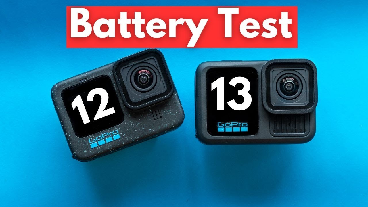 GoPro 13 vs GoPro 12 Battery Test - Which is better ?