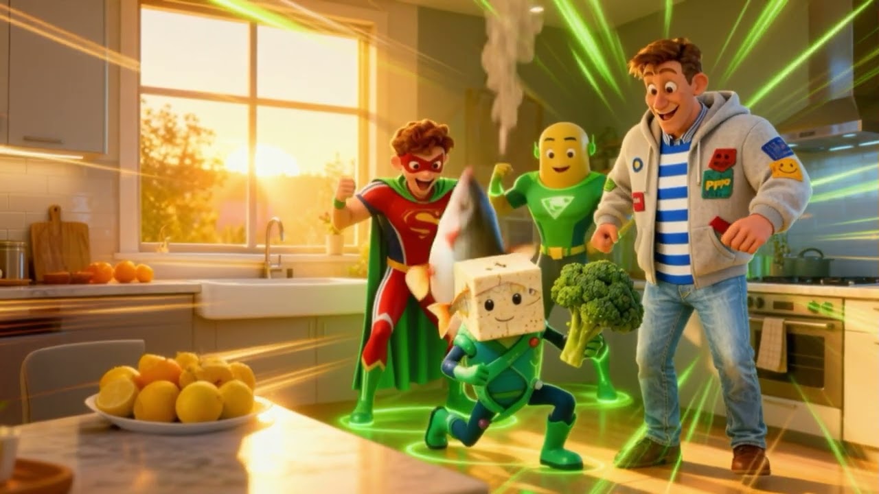 The Power Lunchbox Adventure | Fun Healthy Food Story for Kids | Animated 3D Mascot Video #NeuroPi
