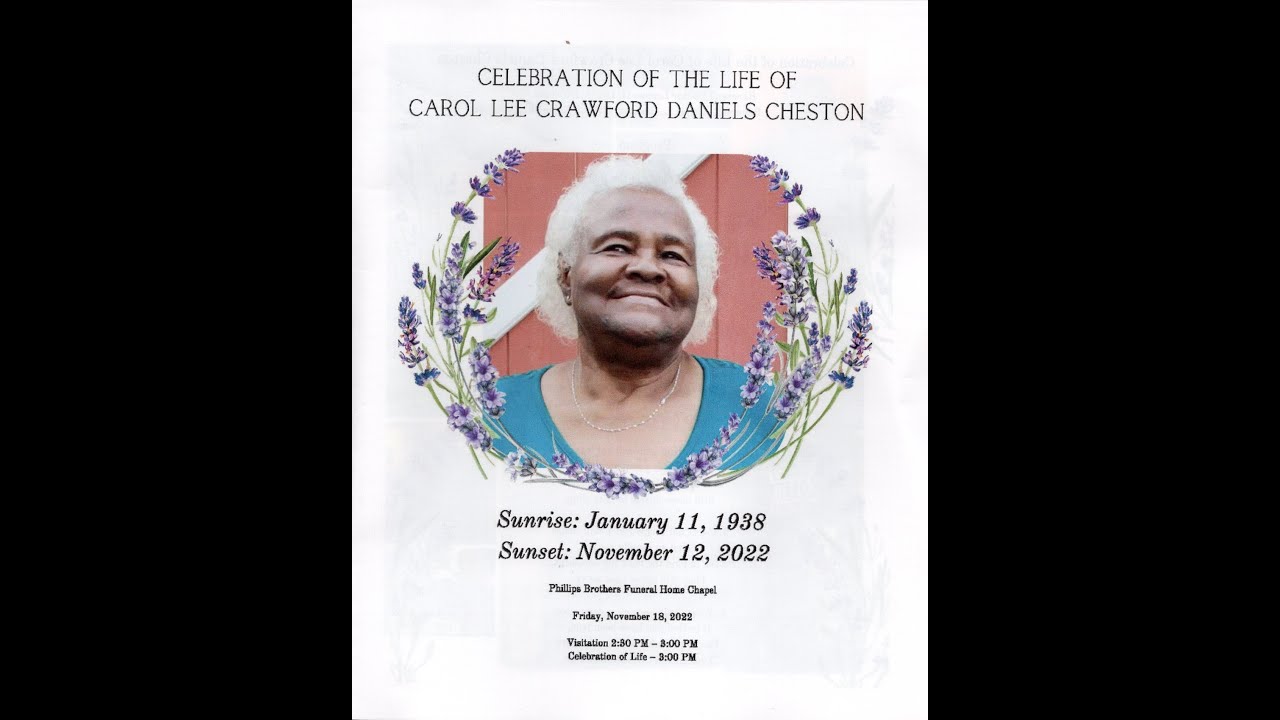 Carol Lee Crawford Daniels Cheston