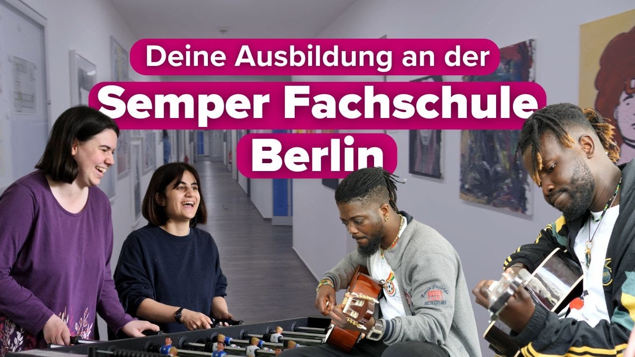 Ausbildung Erzieher*in 2025 / Ausbildung Heilerziehungspfleger*in 2025 - Semper Fachschule Berlin