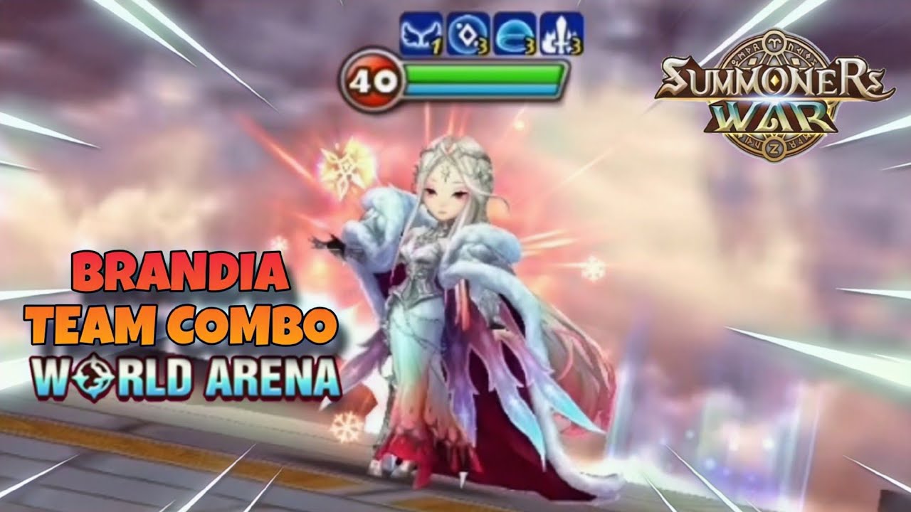 Brandia Team Combo in World Arena Ep. 6 - Summoners War