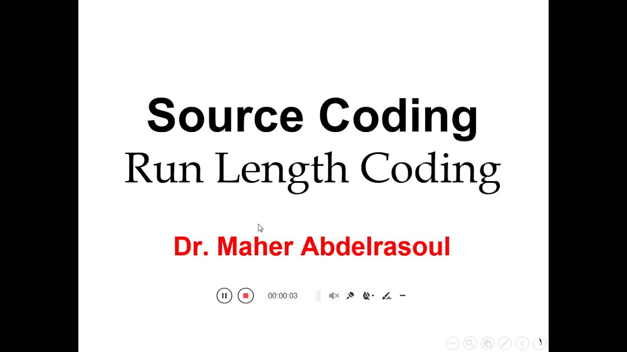Run Length Encoding