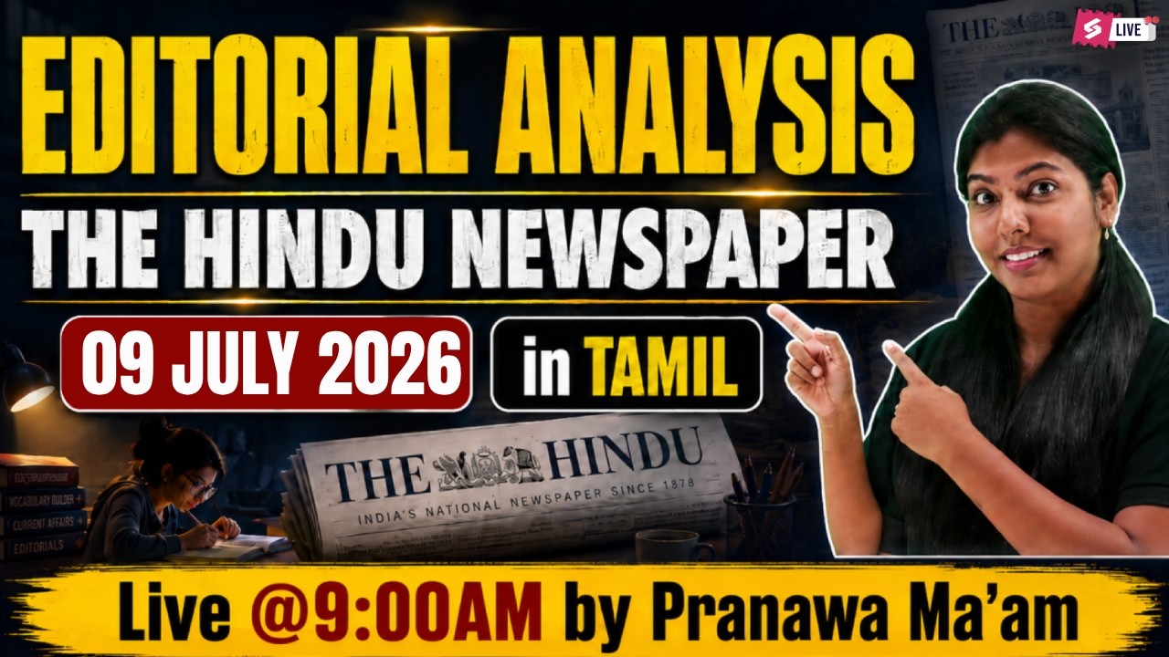 Editorial Analysis in Tamil | The Hindu Newspaper Analysis in Tamil | 9 July 2026 | Pranawa Mam