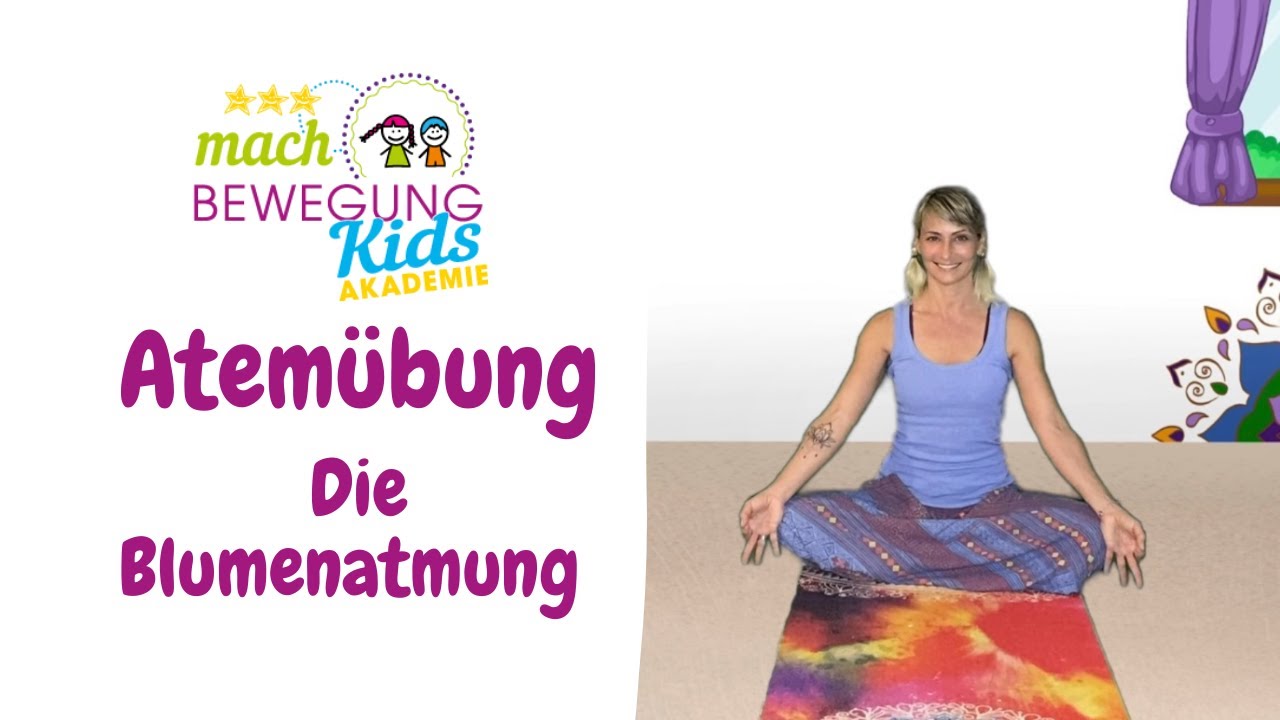 Blumenatmung || Atemübung für Kinder || machBewegung Kids Akademie mit ManuelaYogela