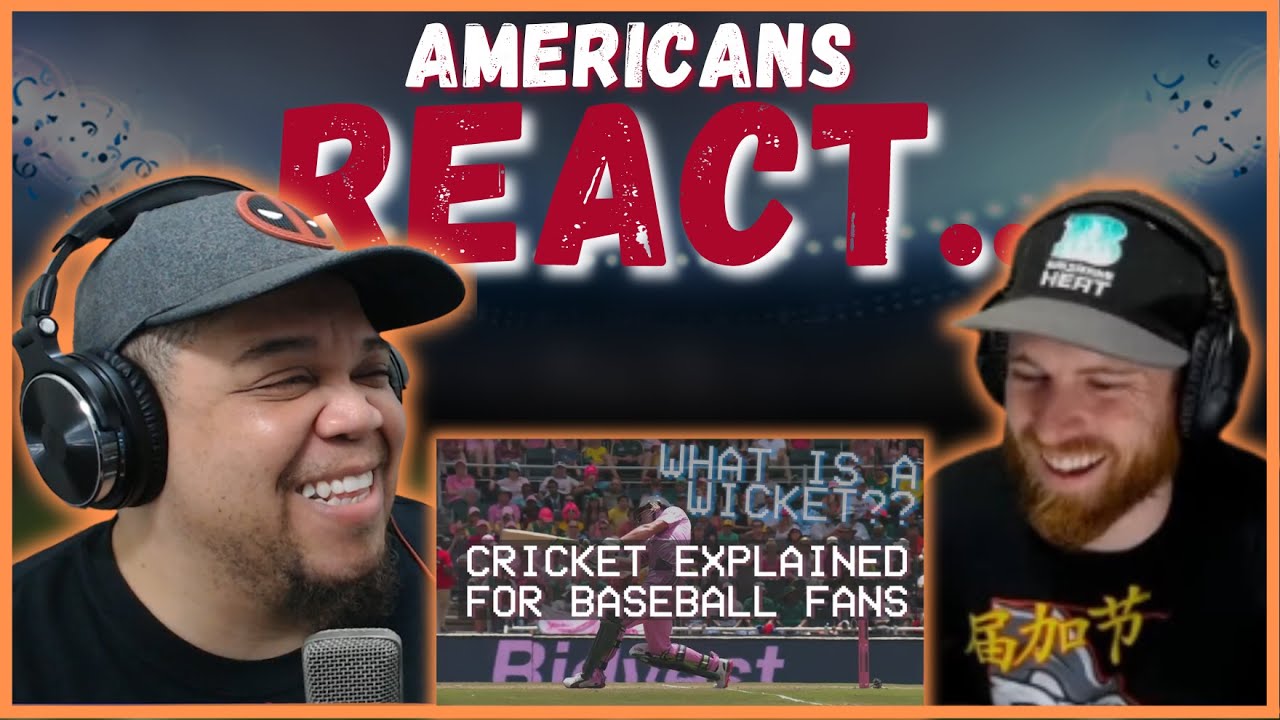 AMERICAN REACTS TO CRICKET  EXPLAINED FOR BASEBALL FANS || REAL FANS SPORTS