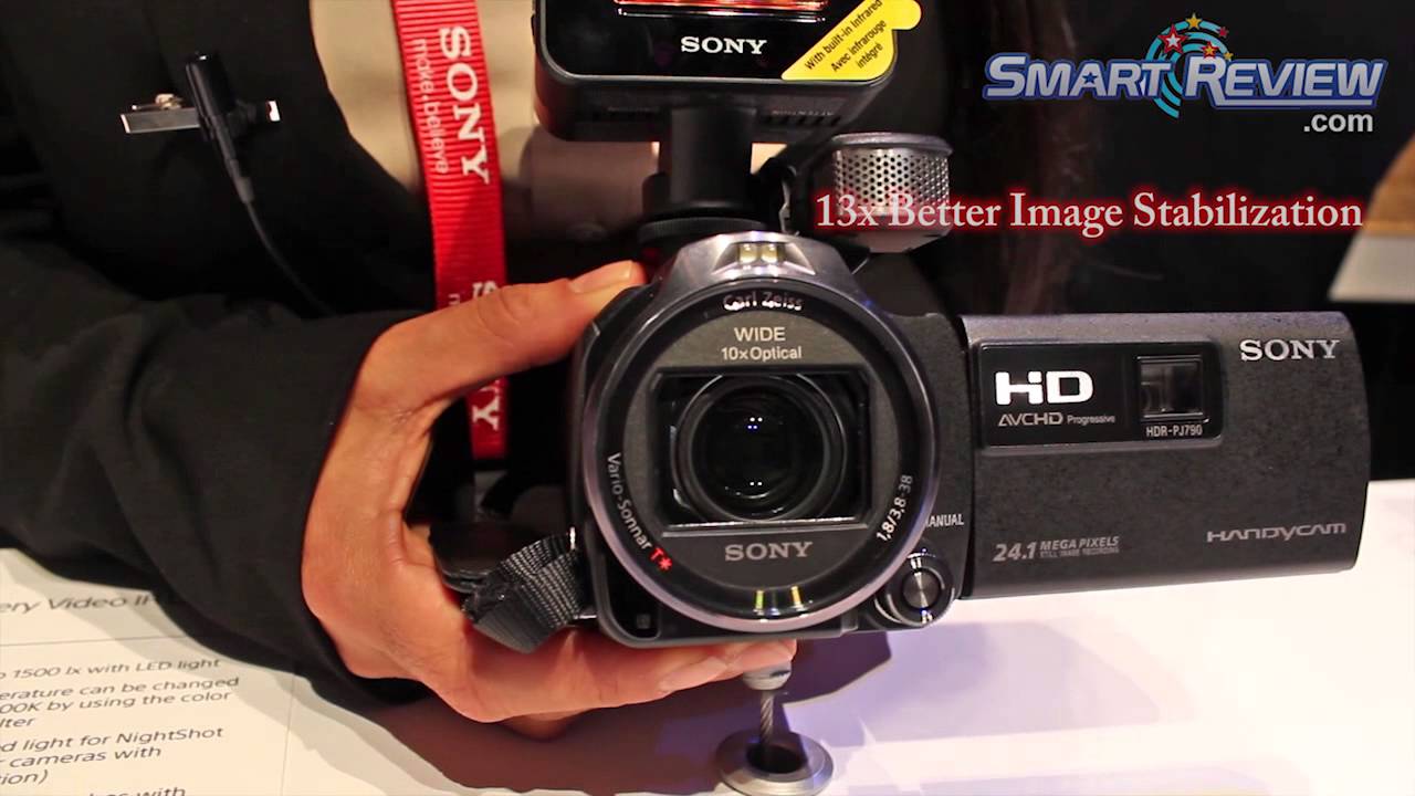 CES 2013: Sony Handycam HDR-PJ790V Projector Camcorder | PJ790 | Balanced Optical Steadyshot
