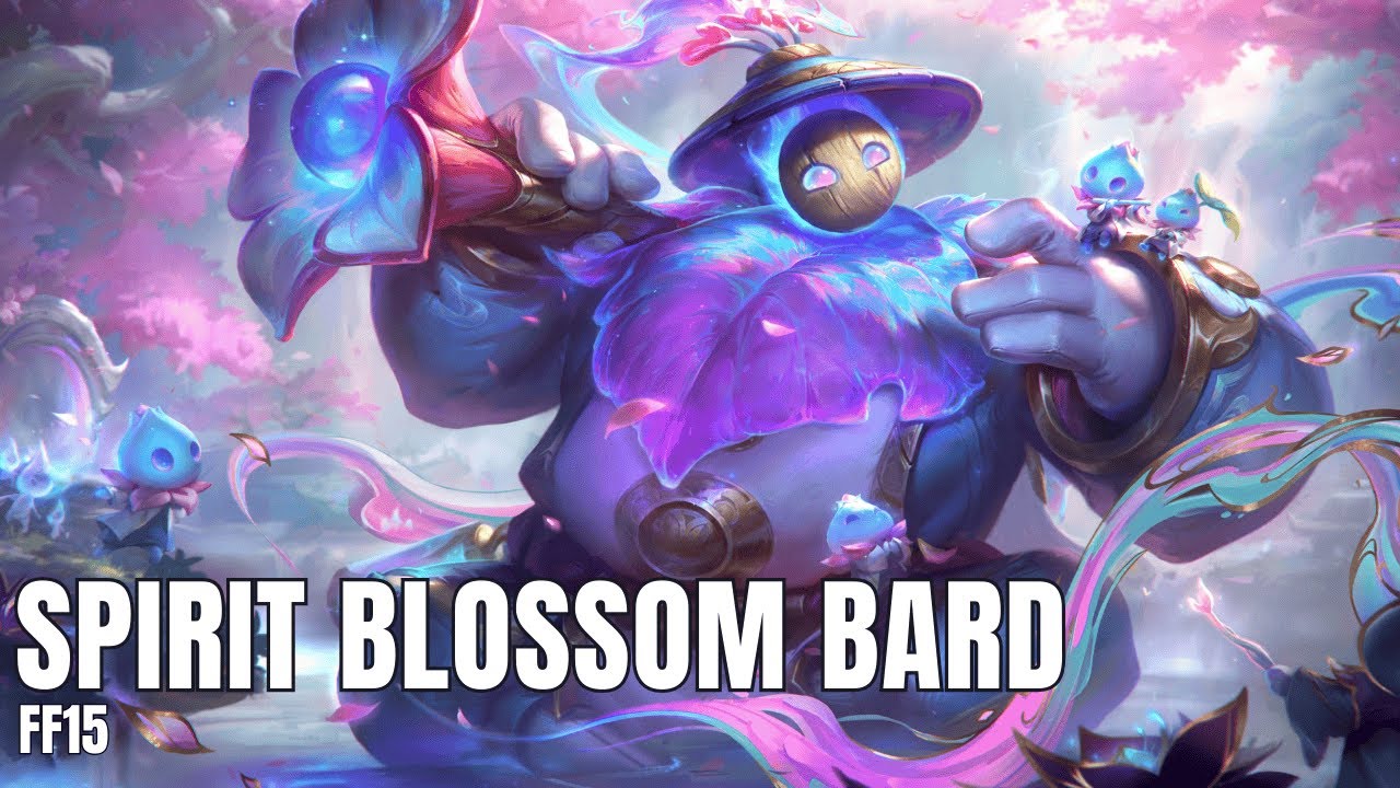 Spirit Blossom Bard - Skin Show PBE - League of Legends