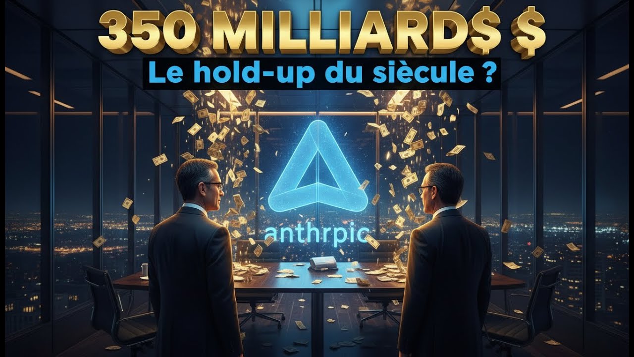 Anthropic : 350 Milliards $ ! Pourquoi Microsoft et Nvidia ont-ils lâché 10 Milliards ?