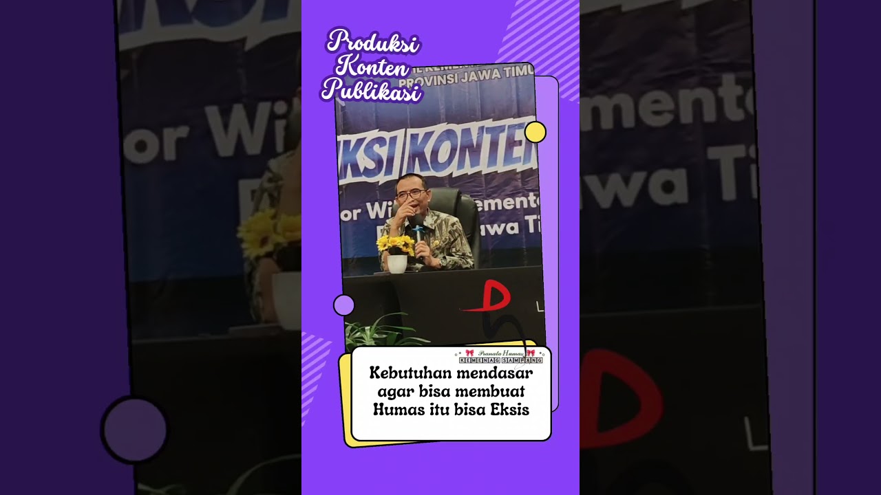🎥 Arahan Inspiratif Kakanwil Kemenag Jatim untuk Humas se-Jawa Timur