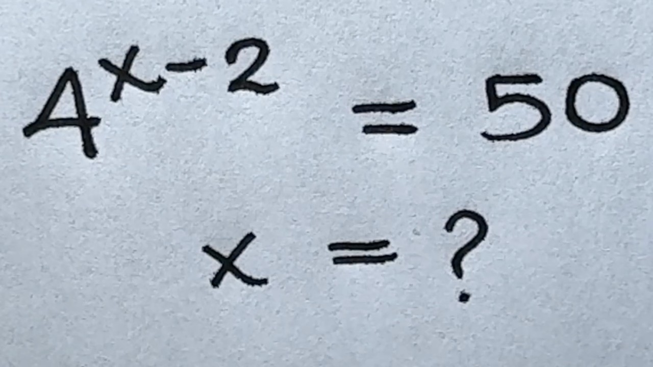 Solve for x in this nice exponential equation | Math Olympiad Mathematics