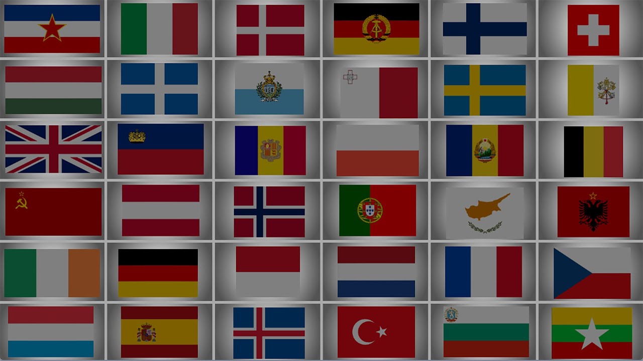 World Flags Challenge – Historical Flag Band: Europe During Cold War (my take)