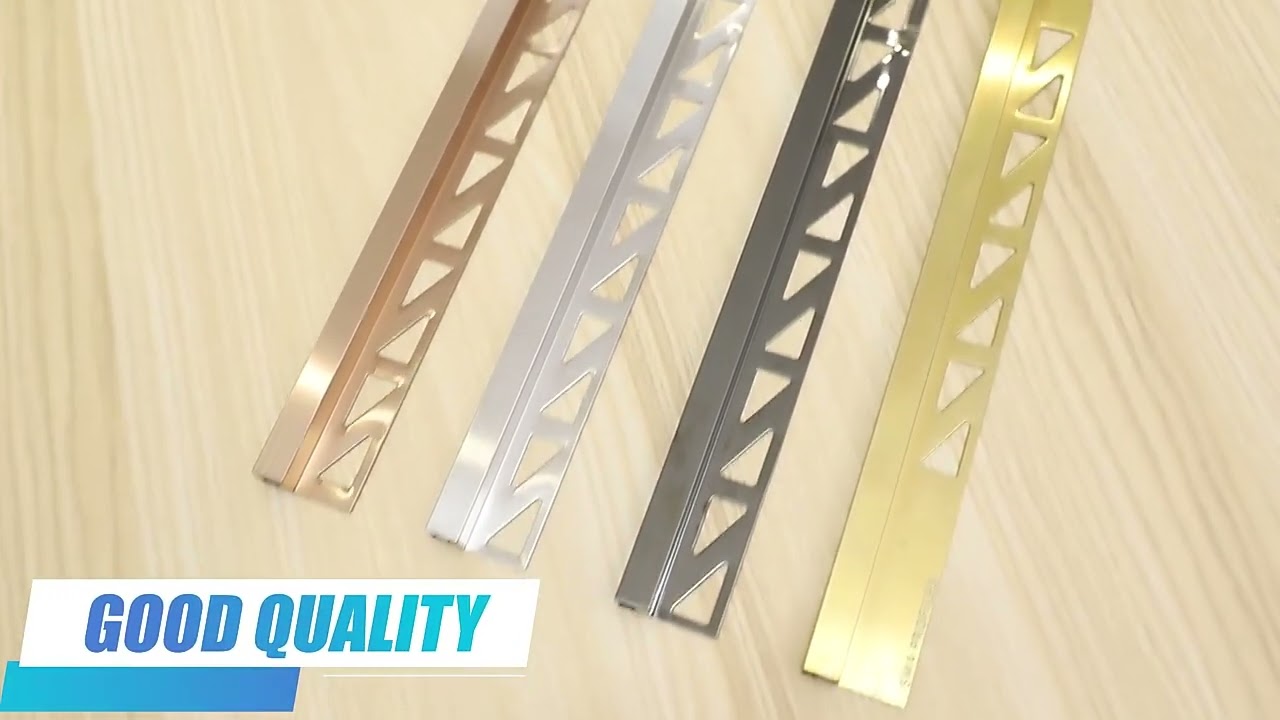 Stainless Steel Tile Edge trim for floor or wall