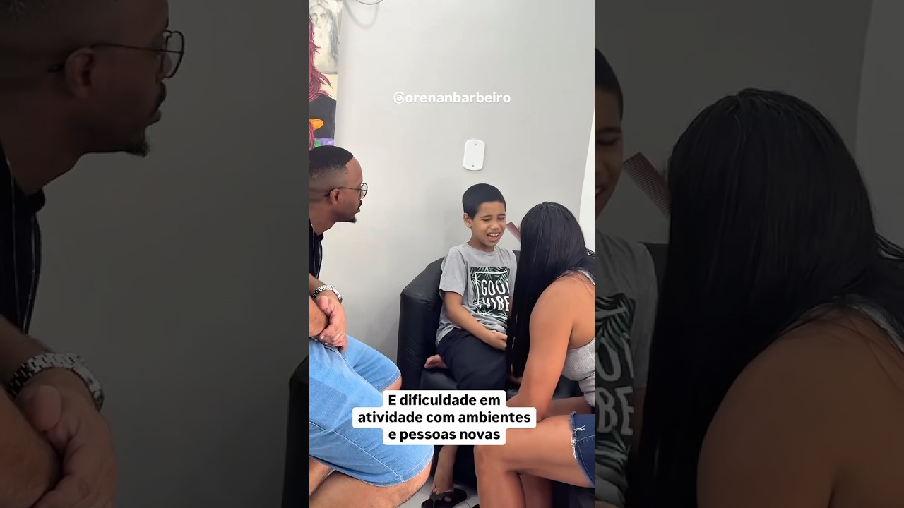 Mais um atendimento especial❤️🧩.                   #barbeirokids #cortekids #tea #autismo #corte