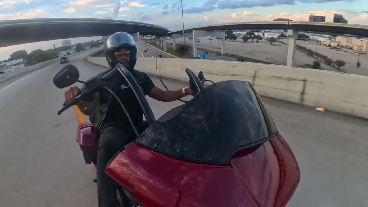Pulling up on Hard riders anniversary 