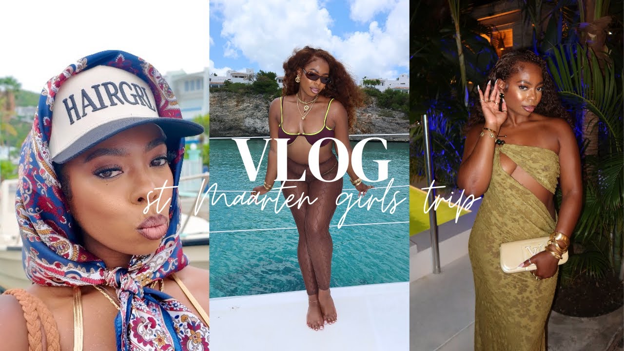 SINT MAARTEN VLOG: GIRLS TRIP + LUXURY VILLA + BOAT DAY + GIRL DINNER + RUM TOUR + ST. BARTHS + MORE