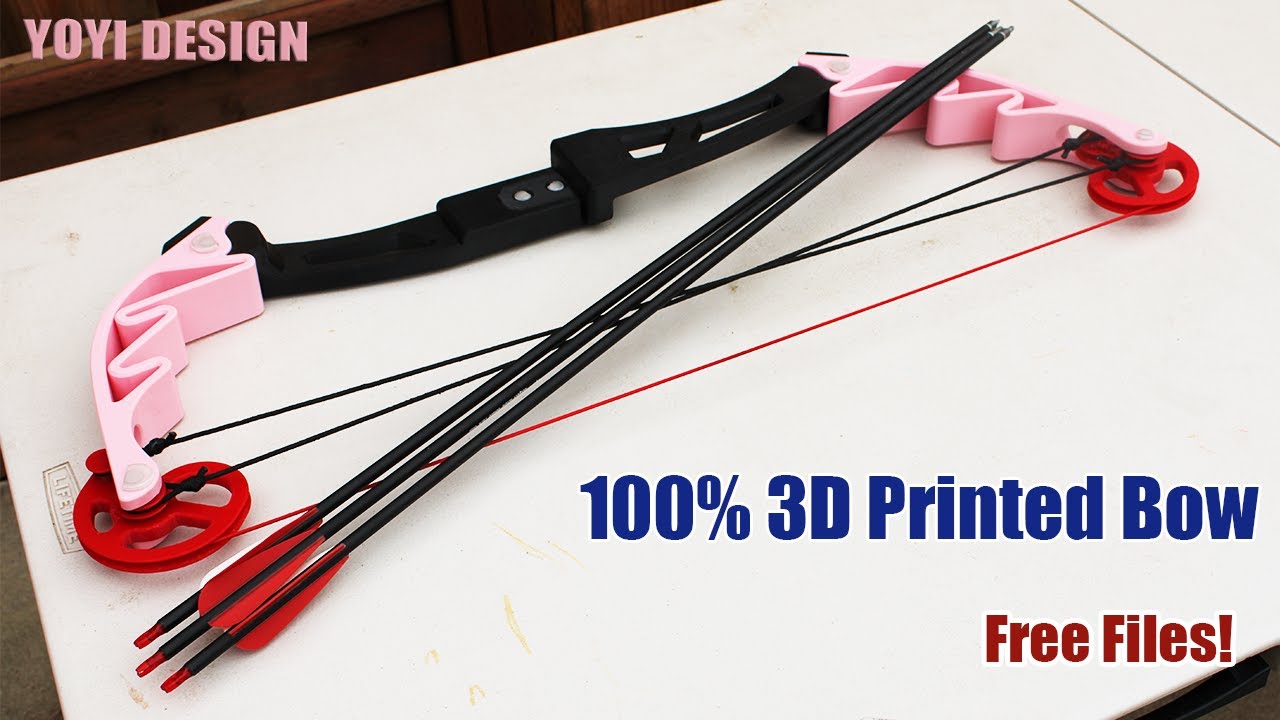 100% 3D Printed Compound Bow | Archery | Outdoor toys | Spot tools| Full 3D printed