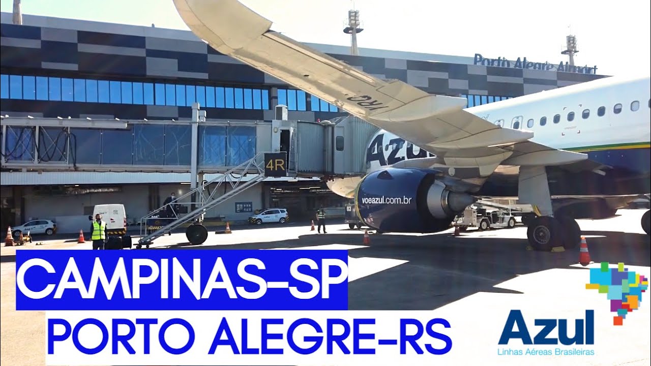 CAMPINAS SP x PORTO ALEGRE RS - A320Neo DA AZUL LINHAS AEREAS   FLIGHT REPORT