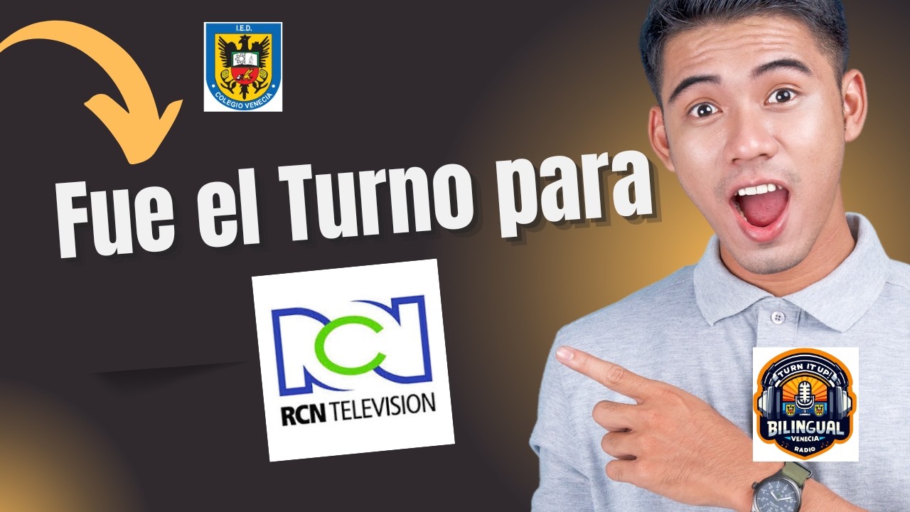 🎉 ¡Salimos en RCN! | La emisora escolar del Colegio Venecia en TV #educación #clases #emisoras