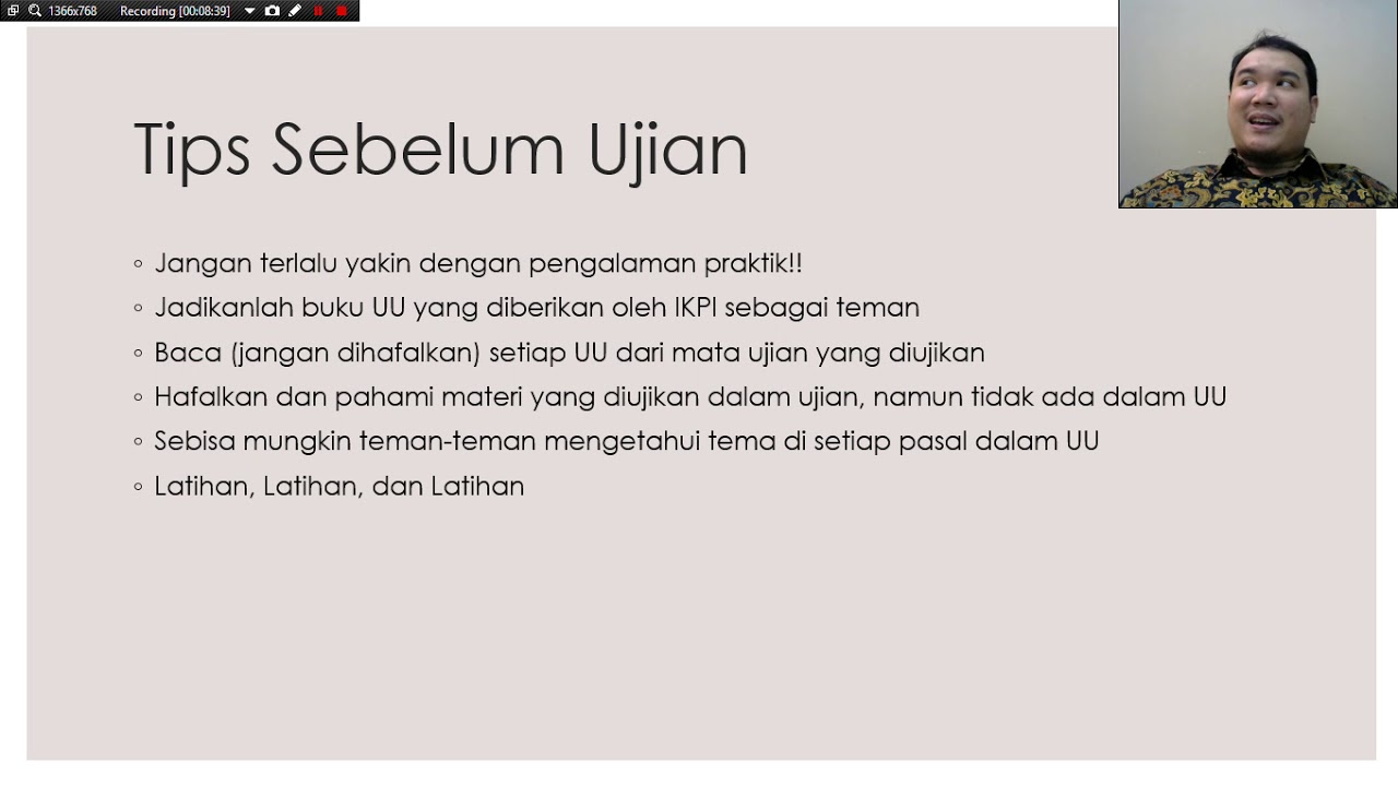 1. Tips Lulus USKP A 1 Kali Ujian
