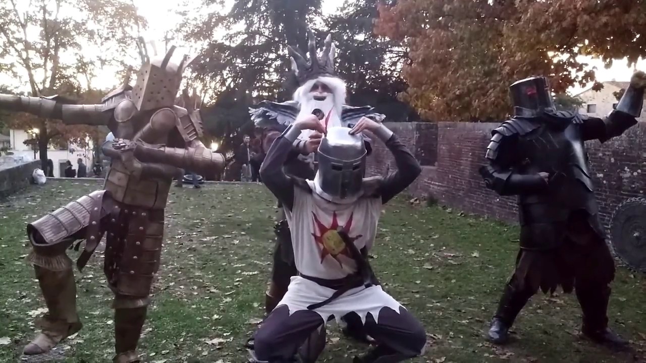 [HMCI] Gwin-yu Force VS Artorias Cyaran Ornestein GwynHollow fight [Dark Souls Cosplay]