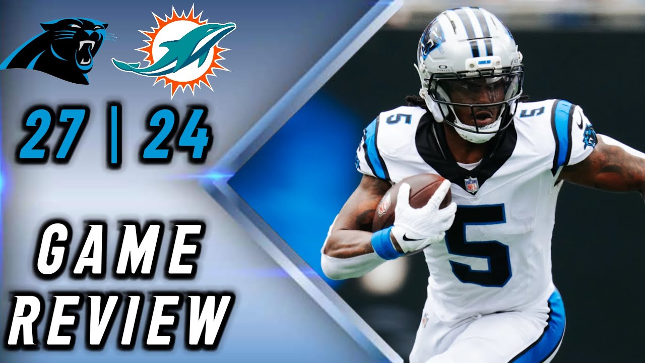 THAT'S HOW YOU KEEP POUNDING! | Panthers vs Dolphins 2025 Week 5 Reaction