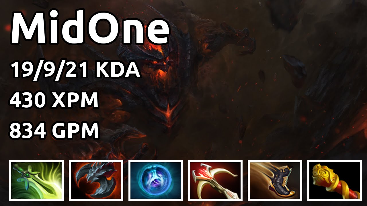 MidOne Shadow Fiend 19/9/21 K/D/A 430 XPM 834 GPM 683/18 LH/DN