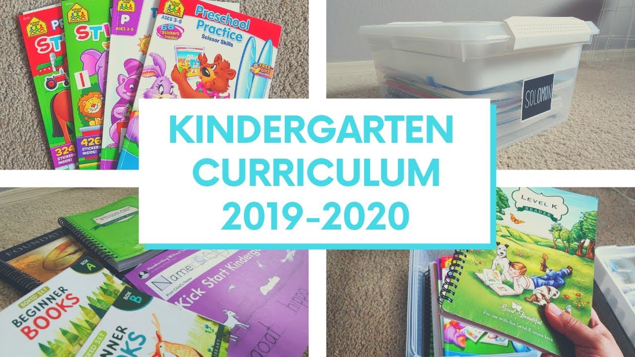Kindergarten Curriculum Choices 2019-2020