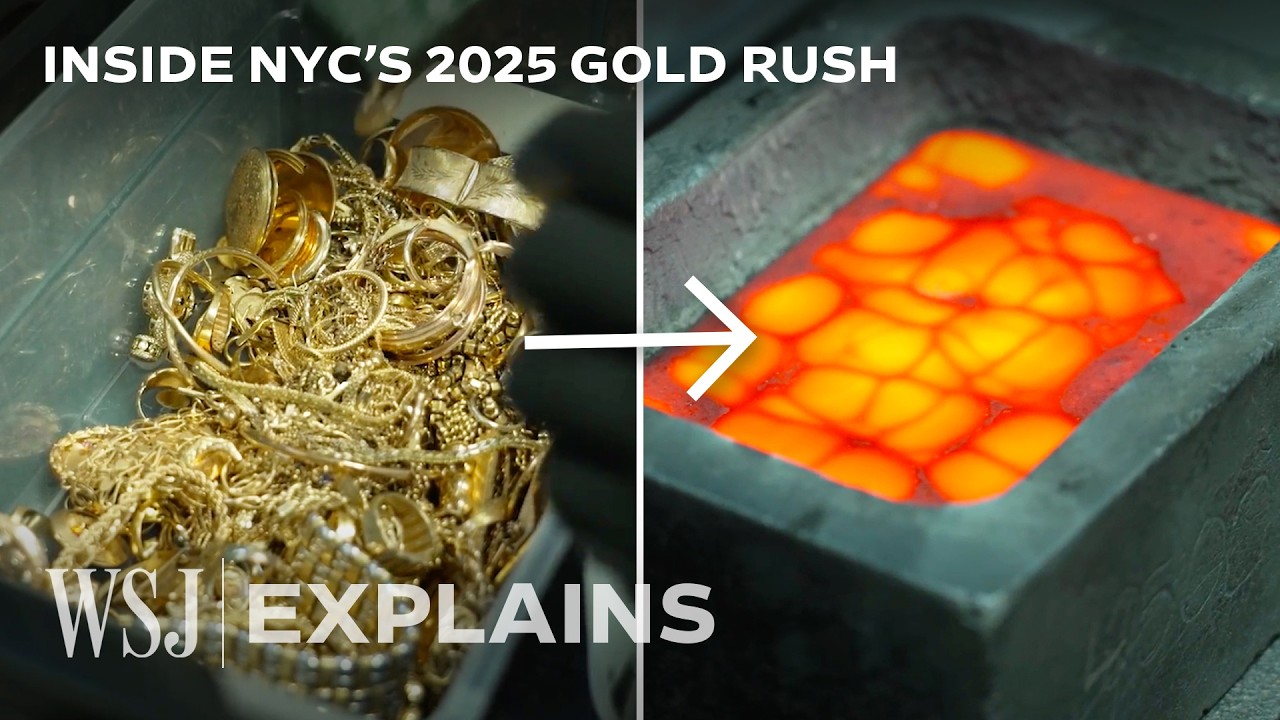 Inside NYC&rsquo;s Diamond District: The Process of Flipping Gold Scraps | WSJ