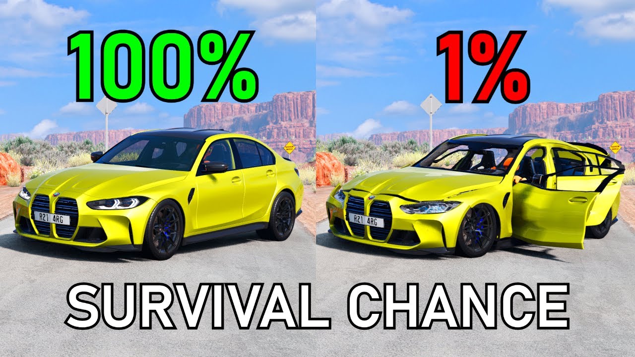 Realistic Survival Chance Crashes #6 | BeamNG.drive