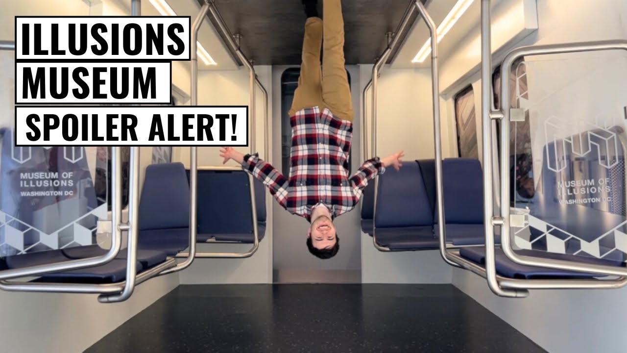Mind-bending MUSEUM of ILLUSIONS DC! How Does It Work? [vlog]