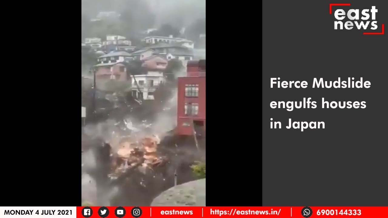 Fierce Mudslide engulfs houses in Japan | East News