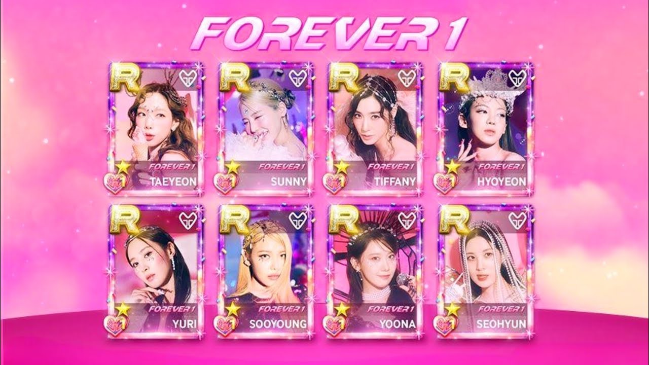 Superstar SMTOWN | Completed Girls' Generation 'Forever 1' Event Limited Theme & Wallpaper 👑 💗