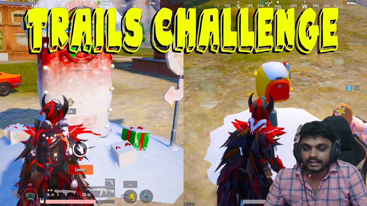 Trails Challenge — это очень сложно в Pubg Mobile 4.1