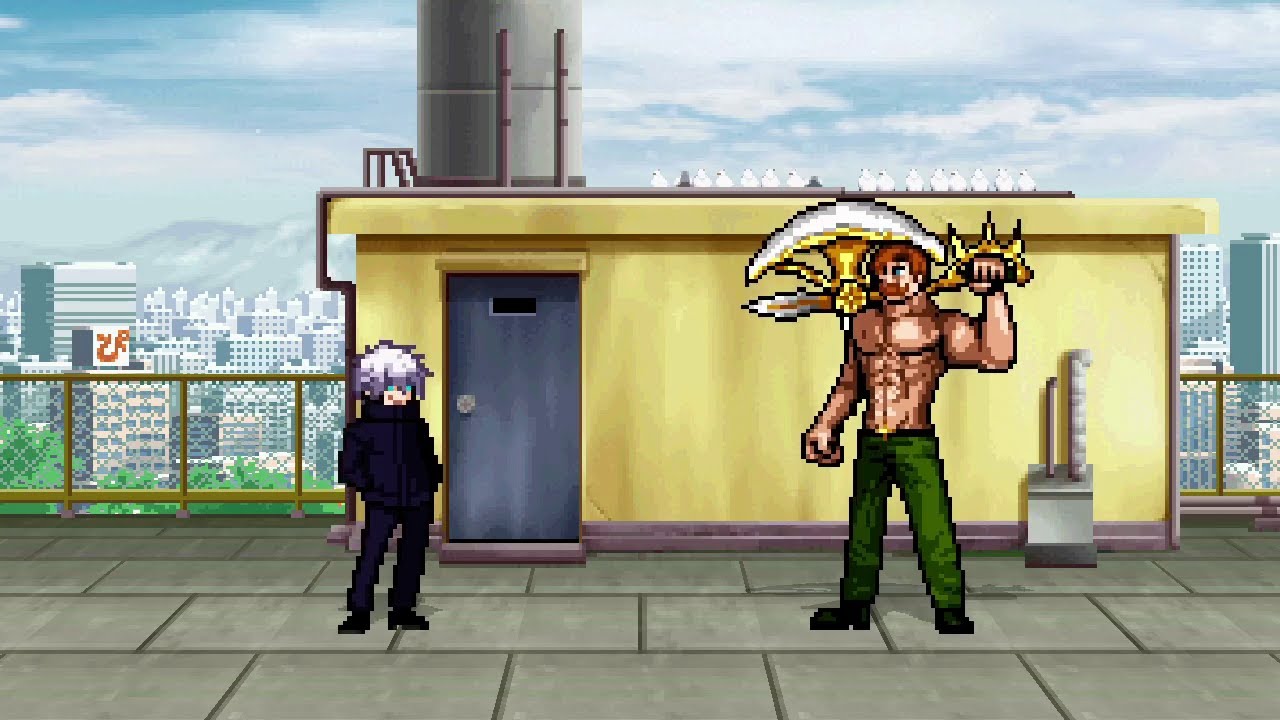 Satoru Gojo vs Escanor | The Honored One vs The One | Academy MUGEN [IKEMEN]