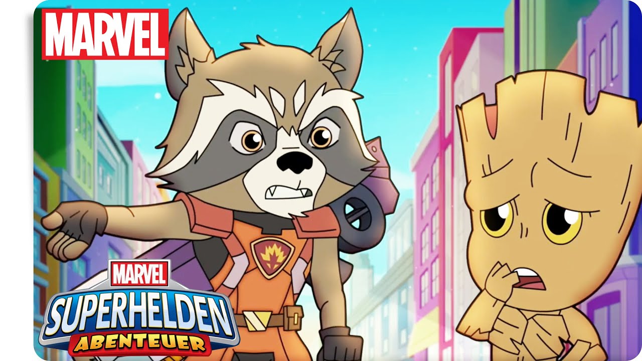 MARVEL SUPERHELDEN ABENTEUER - Spidey, Rocket & Groot - Das ist ja zum Br&uuml;lllen!