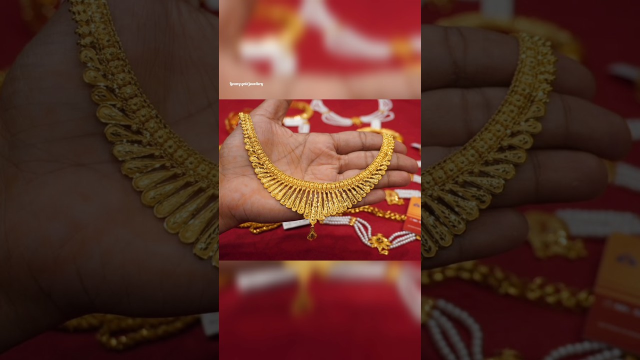 New model gold necklace designs pictures #shorts #viralshorts #goldnecklace #jewellery