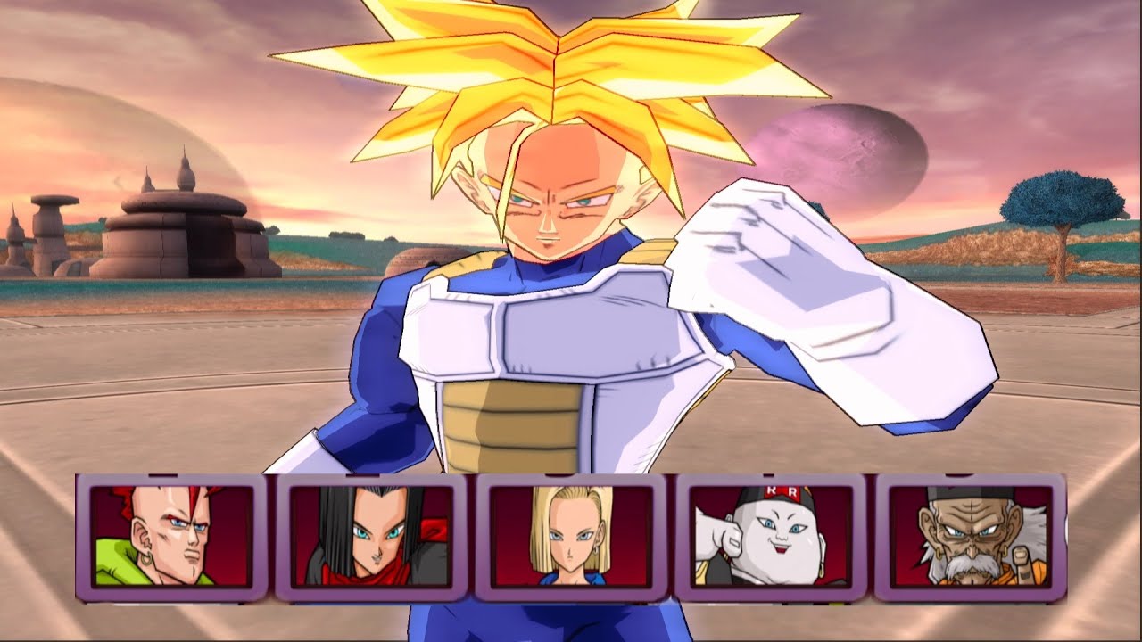 【TAS】Trunks VS 5 Androids (Enhanced Red Potara) | DBZ: Budokai Tenkaichi 3