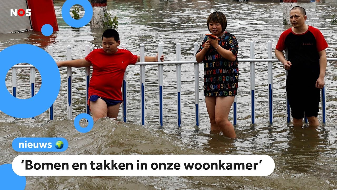 Grote overstromingen in China, in 140 jaar niet zoveel regen als nu