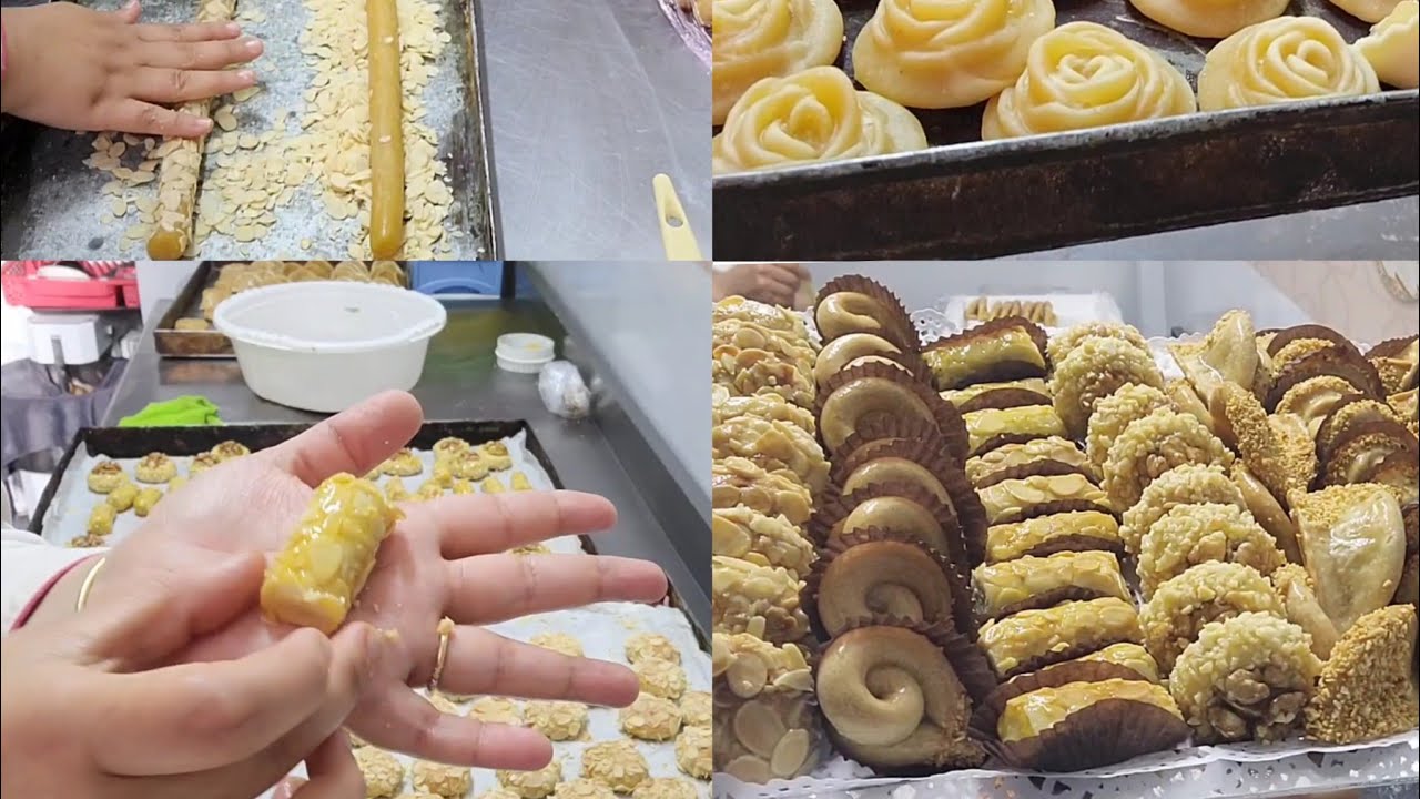احسن بلاطو اللوز يمكن تحضريه💥 لضيافك مع3اشكال بلا عجين اللوز فقط العقدة من احسن حلويات اللوز هماويين