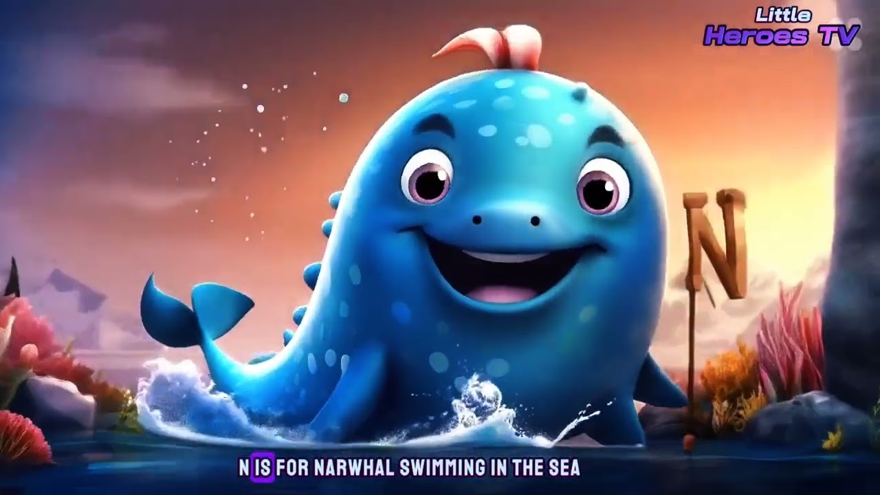 Alphabet Adventure: Meet the Friendly Cartoon Characters! (A-Z)