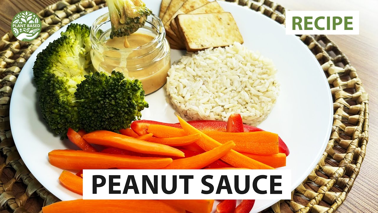 🥜 Peanut Sauce That Makes Veggies Addictive | How to Make Peanut Sauce at Home | Vegan Sauce Recipe