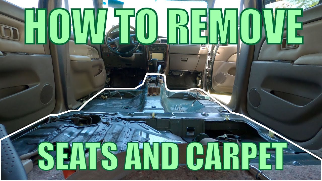How To Remove Seats, Carpet, Center Console - 3rd Gen Toyota 4runner 1996-2002