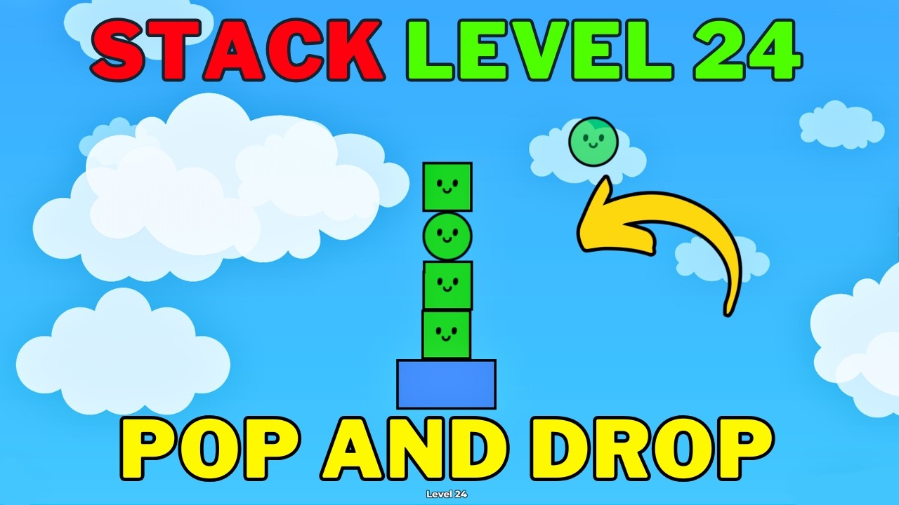 How To Beat Roblox Pop and Drop Stack Pack Level 24 (Full Guide)