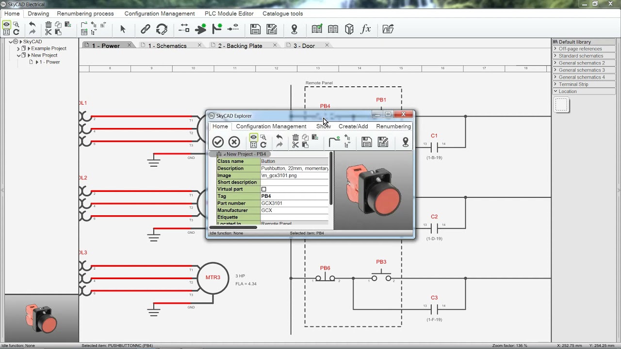 SkyCAD -  Managing Cabinets
