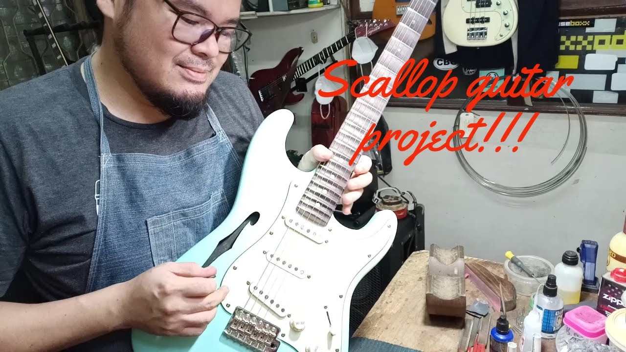 Scallop guitar project (Taglish)