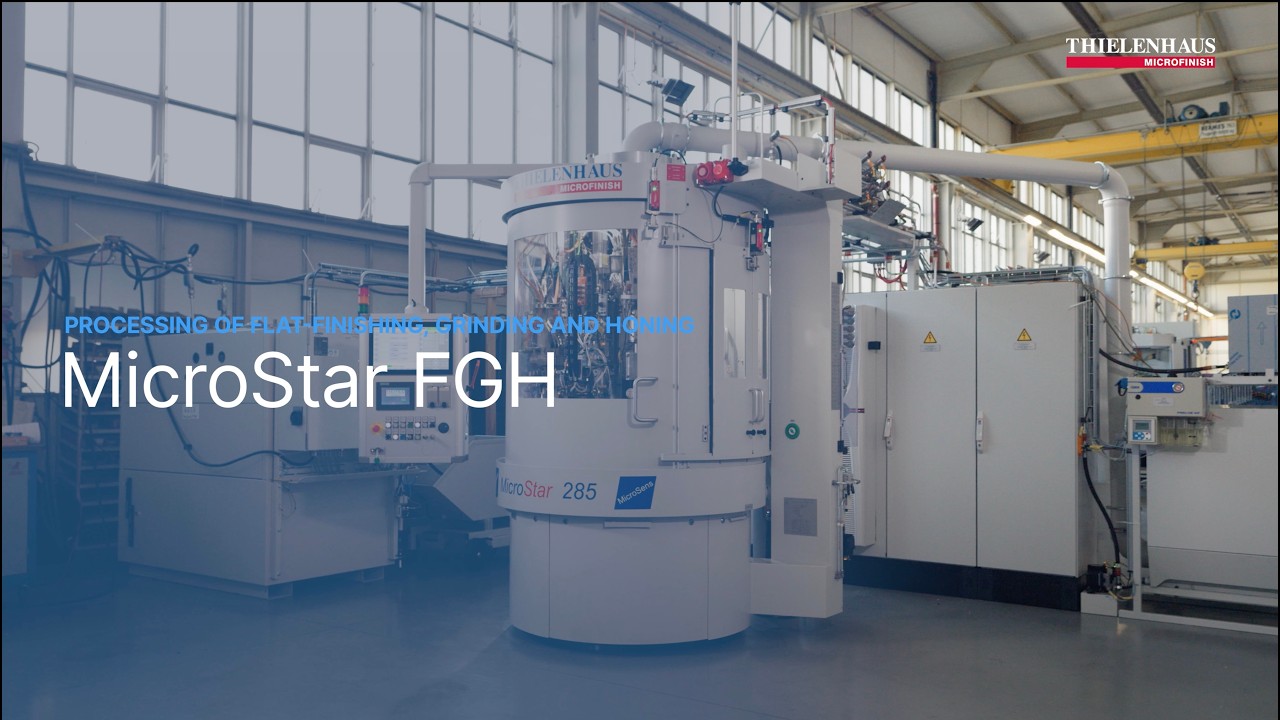 Thielenhaus Microstar FGH (Finish-Grinding-Honing) Machine Demo