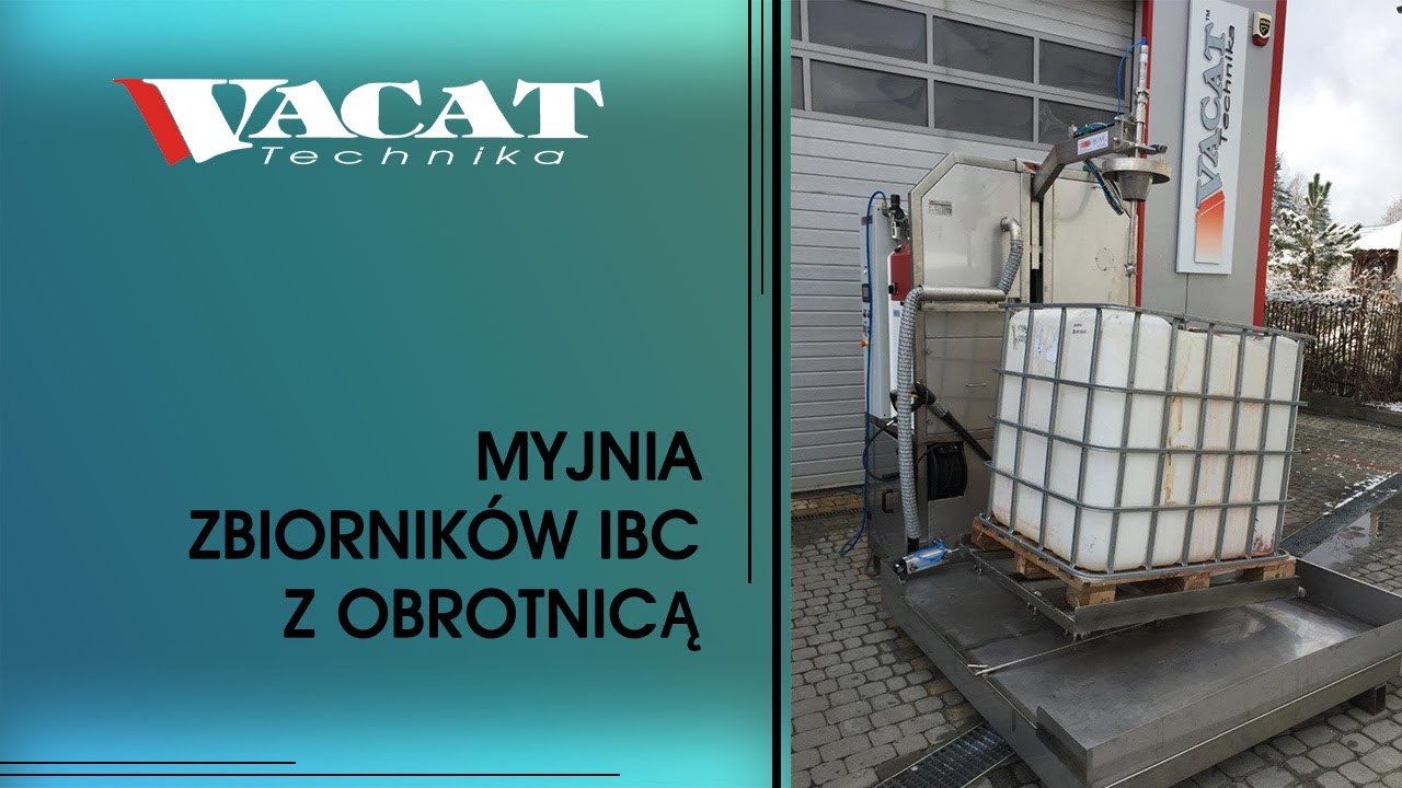 Myjnia zbiornikow IBC / MAUZER