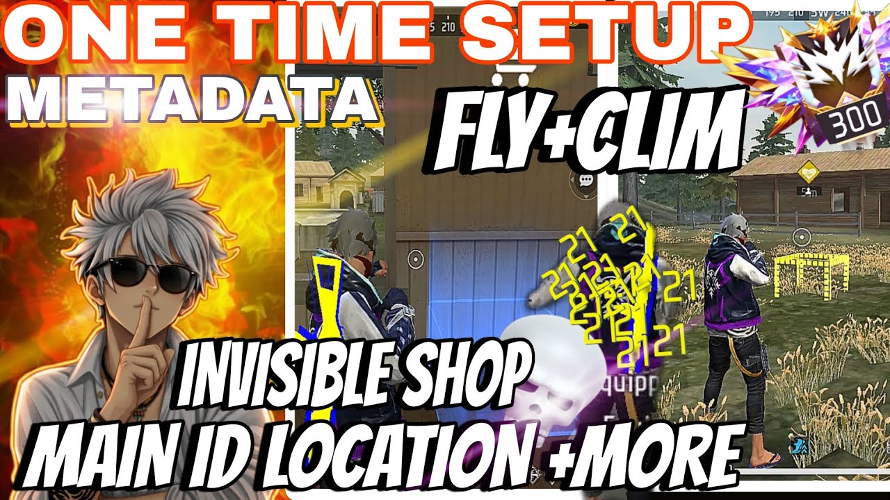 🤯🤯SHOP LOCATION | ONE TIME SETUP 🕐 😮‍💨 | METADATA😊 CONFIG FILE FOR MAIN SAFE PANEL OF FREEFIRE 😁